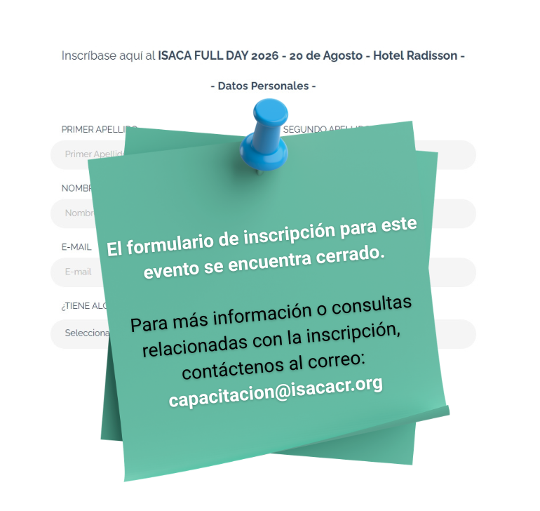 INSCRIPCIONES CERRADAS 