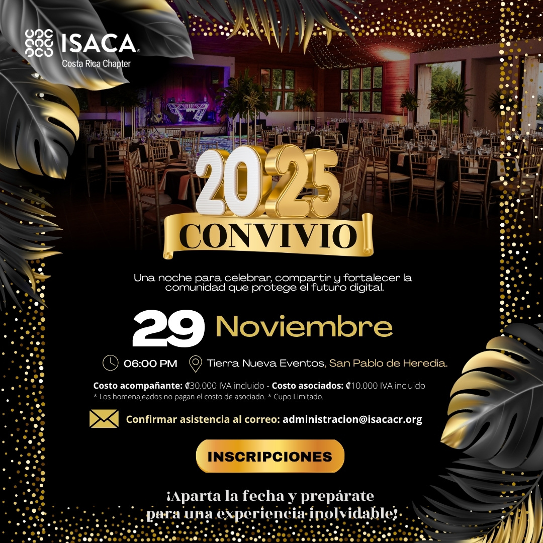 Una noche especial para nuestra comunidad ISACA — ¡Confirmá tu asistencia hoy!