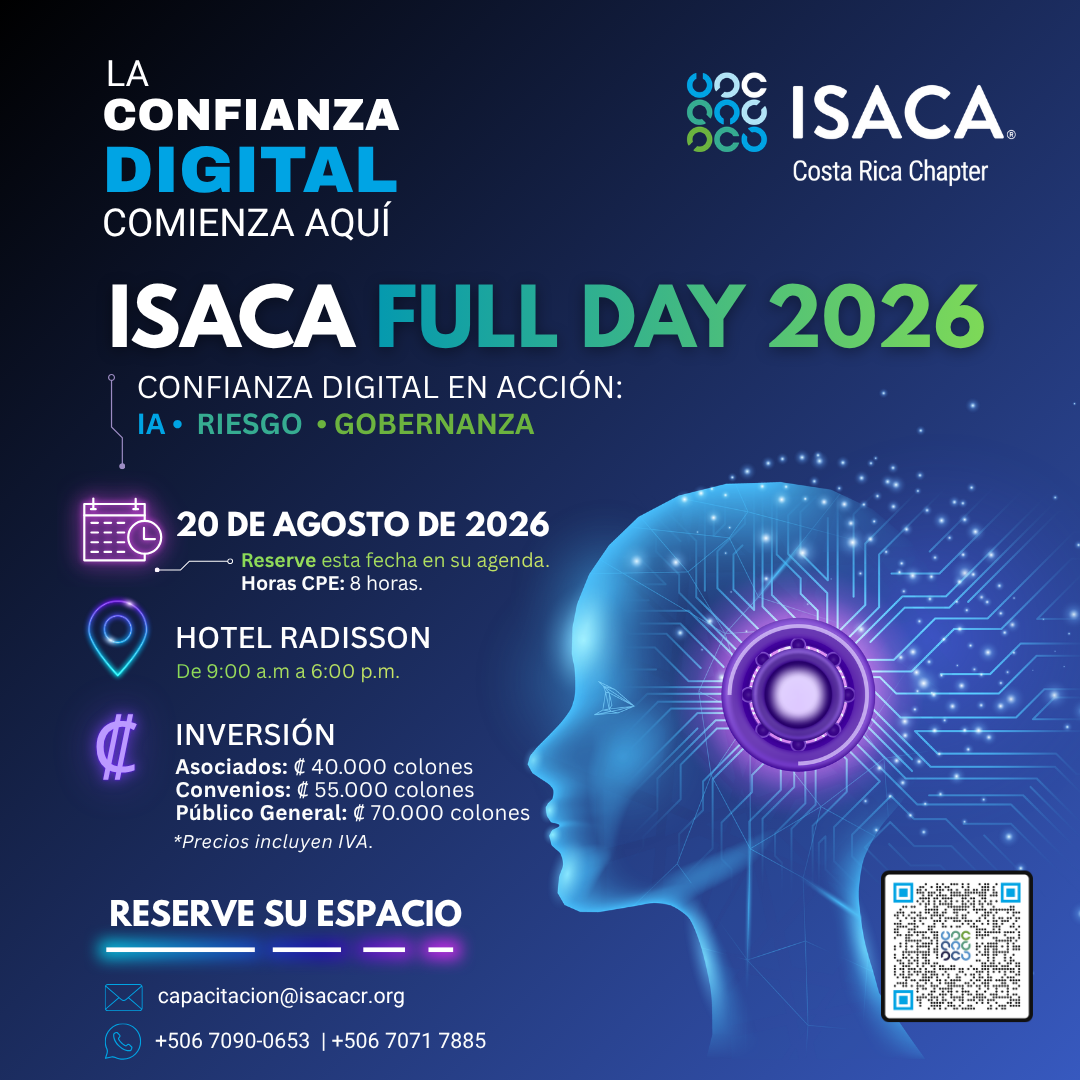 Reserva estas fechas en su agenda - Charlas, cursos, talleres y Eventos de ISACA 2026 
